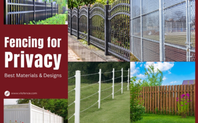 Fencing for Privacy: Best Materials and Designs