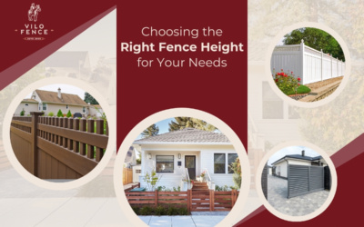Choosing the Right Fence Height for Your Needs