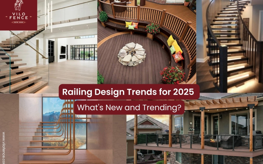 Railing Design Trends for 2025: What’s New and Trending?