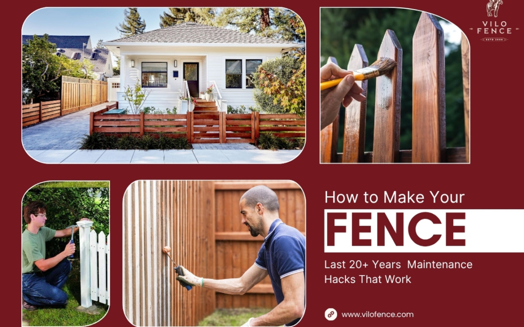 How to Make Your Fence Last 20+ Years – Maintenance Hacks That Work
