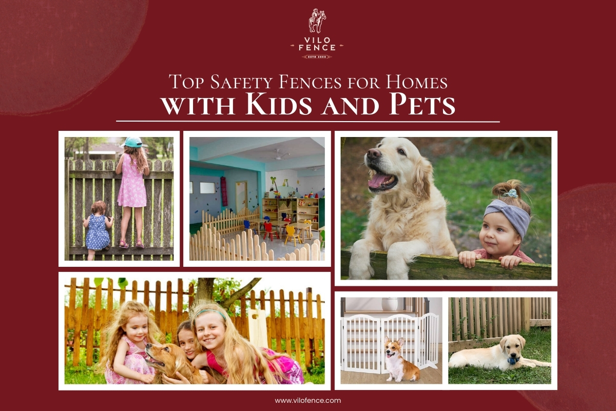 Top Safety Fences for Homes with Kids and Pets