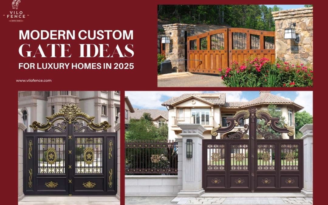 Modern Custom Gate Ideas for Luxury Homes in 2025