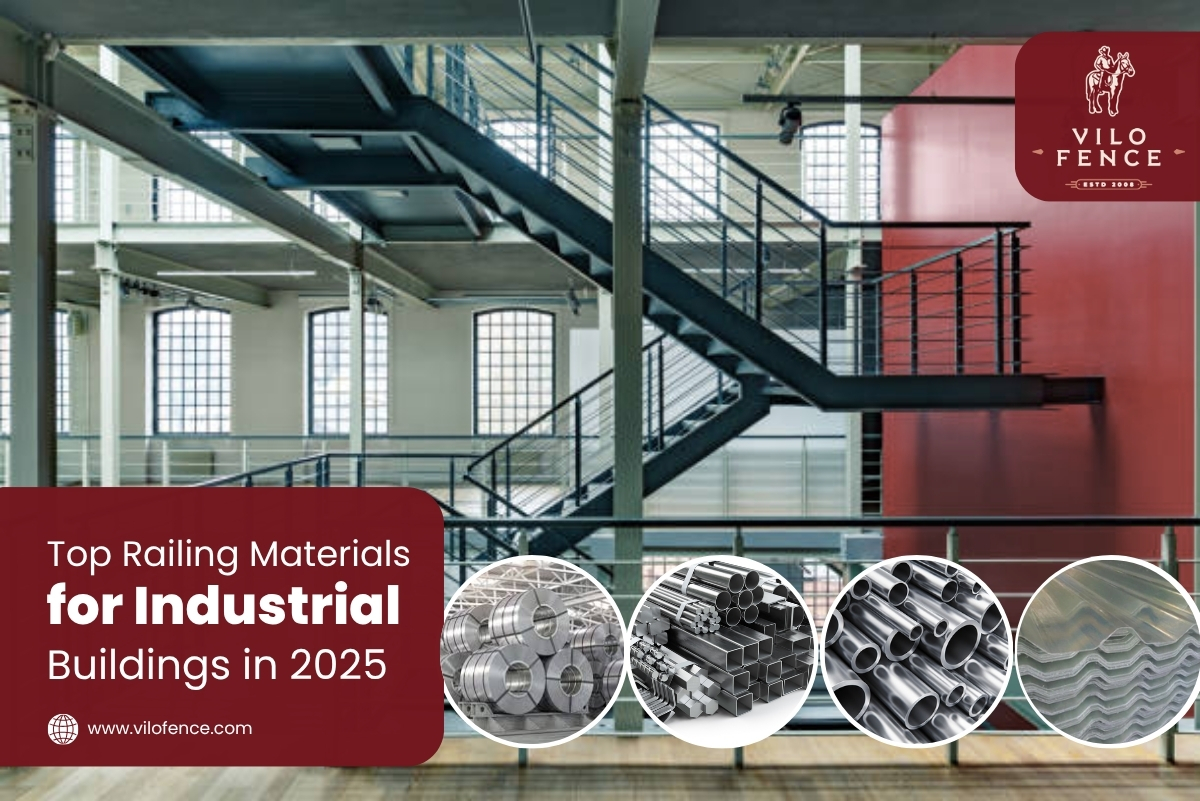 Top Railing Materials for Industrial Buildings in 2025