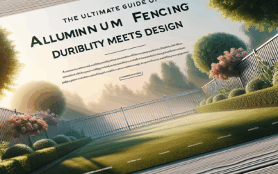 The Ultimate Guide to Aluminum Fencing: Durability Meets Design