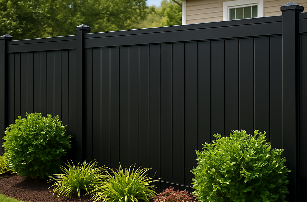 Black Vinyl Fences: Stylish Design Ideas, Durability, and Installation Tips