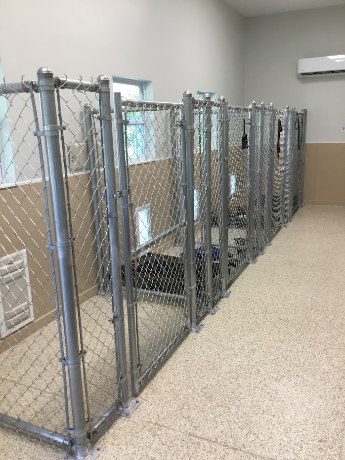 Chain link swing gate commercial Tampa